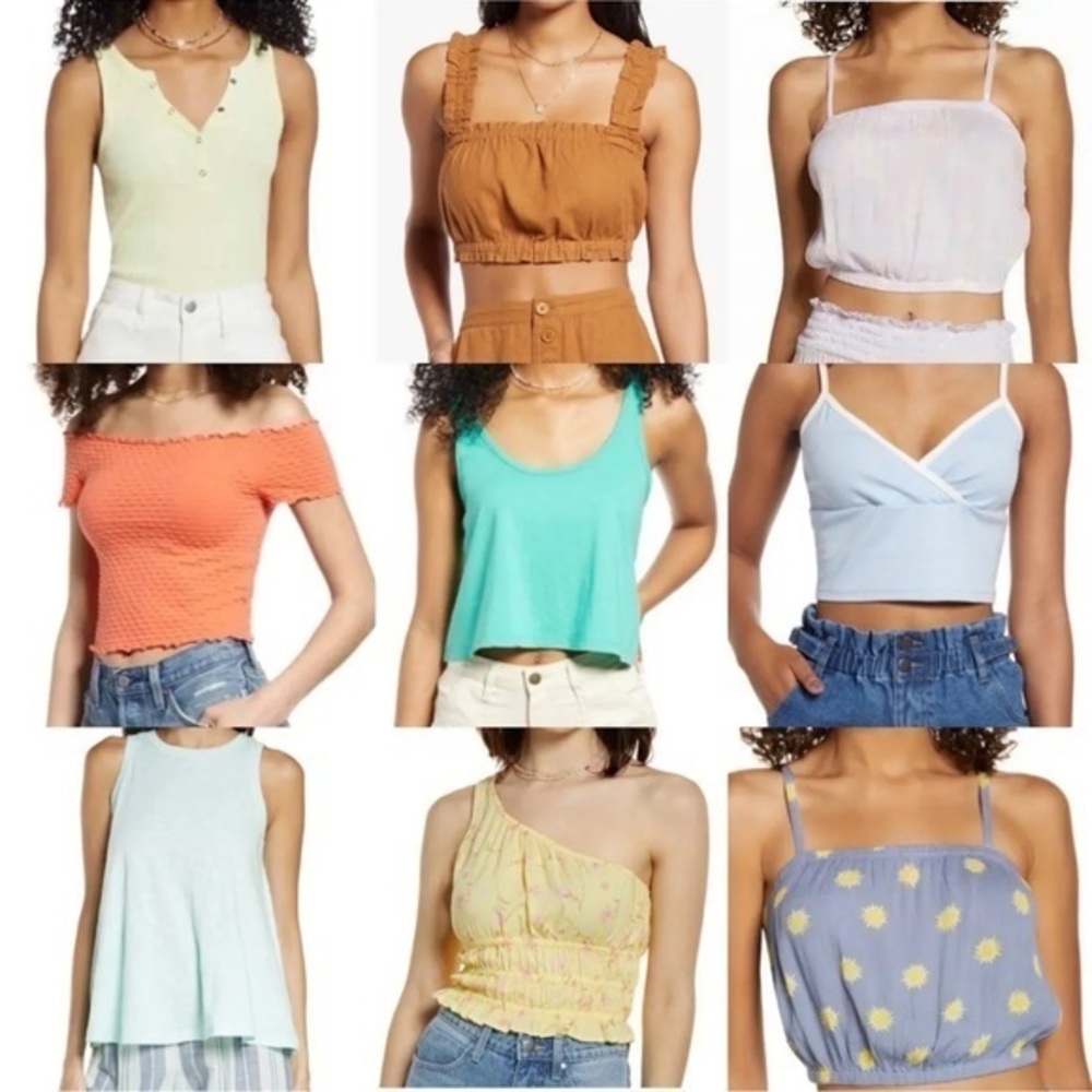 9 Pc Mixed Lot Bundle BP Top New